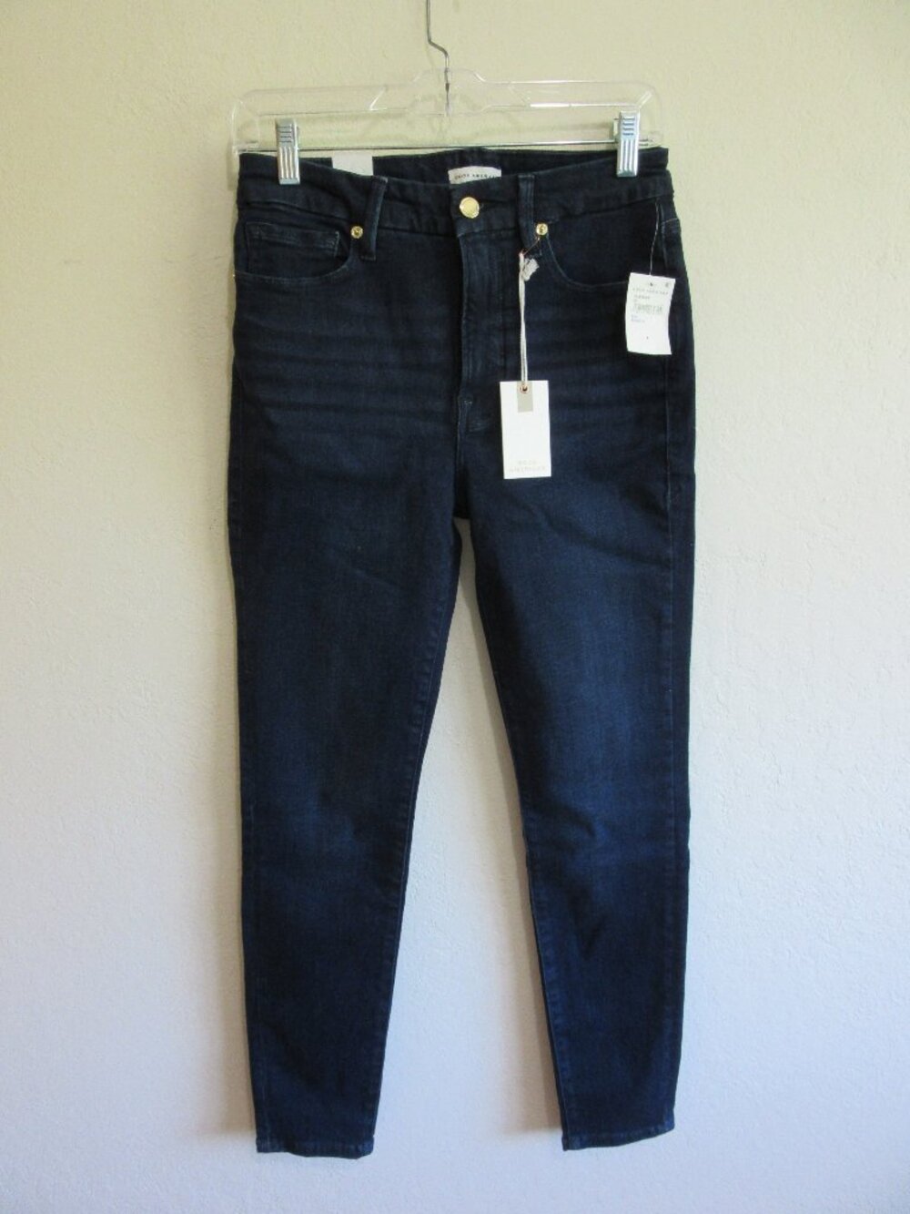 Good American Good Legs Skinny Sculpting Stretch 4 Dark Blue Jeans-NWT